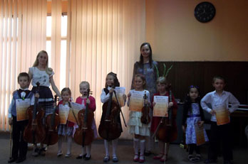 Uroczysty koncert uczniów Mobilnej Szkoły Muzycznej podsumowujący sezon 2013/2014.